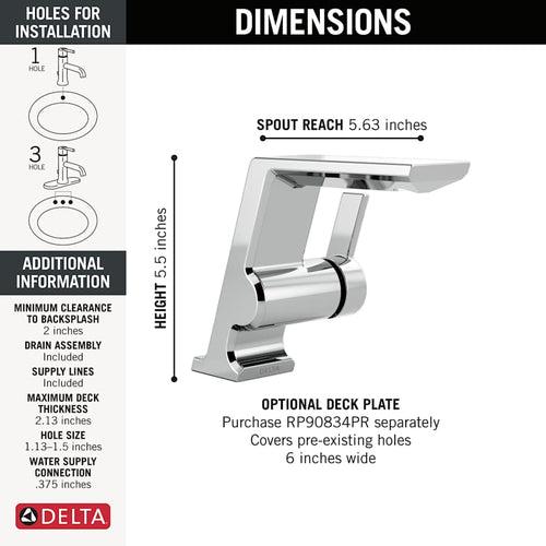 Pivotal 1.2 GPM Single Hole Bathroom Faucet with Push Pop-Up Drain Assembly - uzmwmy8hgergbtjc0lls_x500.jpg