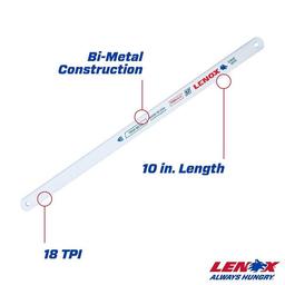 Hacksaw Blade, 12 in L Blade, HSS Cutting Edge, 14, Bi-Metal Blade, 10-Pack - v3coqmoj8rss1oitzt2n_x500.jpg