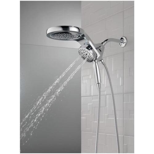 Universal Showering Round 2.5 GPM Multi Function 2-in1 In2ition Shower Head and Hand Shower with Touch Clean, H2Okinetic and MagnaTite Technology - v4kfvs1fj8n74cwbz4xf_x500.jpg