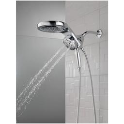 Universal Showering Round 2.5 GPM Multi Function 2-in1 In2ition Shower Head and Hand Shower with Touch Clean, H2Okinetic and MagnaTite Technology - v4kfvs1fj8n74cwbz4xf_x500.jpg