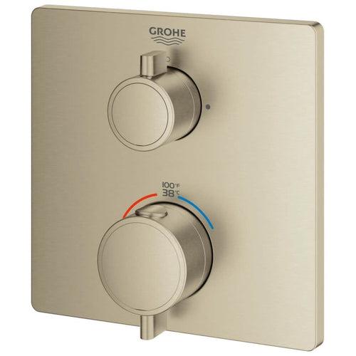 Grohtherm Thermostatic Valve Trim Only with Dual Lever Handles and Volume Control - Less Rough In - v9dbowqdf1zgwlu9rmr1_x500.jpg