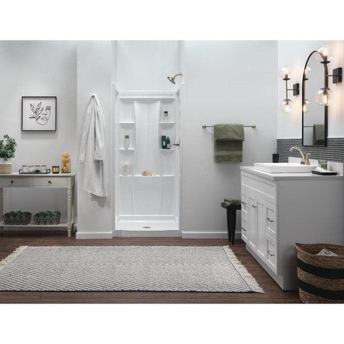 Classic 500 36 in. L x 36 in. W Alcove Shower Pan Base with Center Drain in High Gloss White - vb81dngyd3dxdz7uethi_x500.jpg