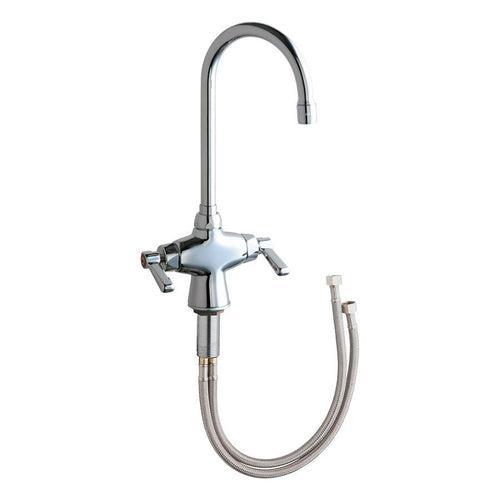 Kitchen Faucet, Deck Mount, ADA, 2 Lever Handle, 1-Hole, Polished Chrome - vd2gdpipasywuagynjmd_x500.jpg