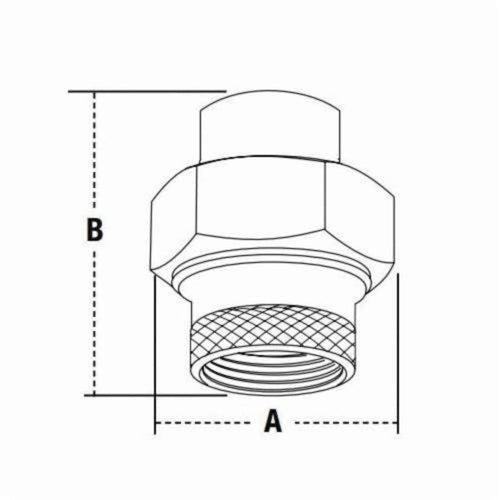 Dielectric Union, 1/2 in, C x FNPT - vd894jjfretv06apsyge_x500.jpg