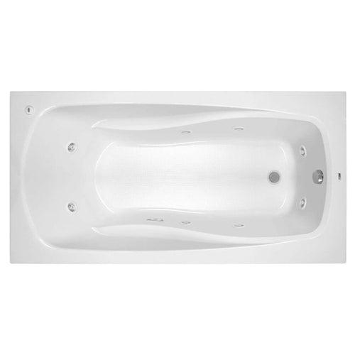 Lansford 72" x 36" Whirlpool Bathtub with 8 Hydro Jets and EasyCare Acrylic - Drop In or Alcove Installation - ve38ufvzbw3qkwtstubw_x500.jpg