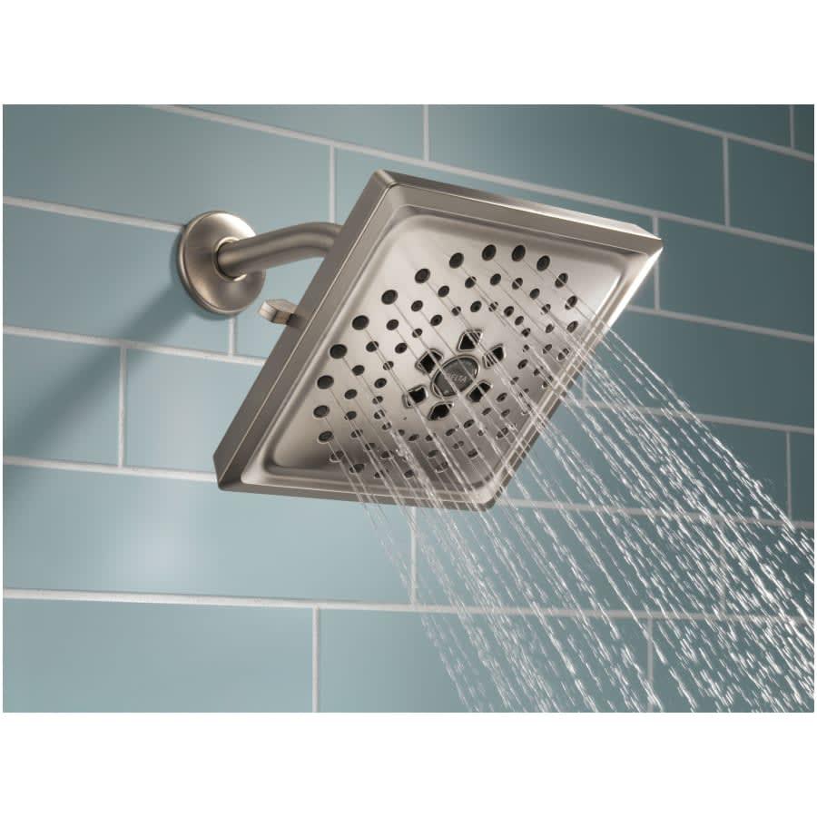 Universal Showering 7-5/8" Square 1.75 GPM Shower Head Full Spray Pattern with Touch Clean and H2Okinetic Technology - vieycdeo8d1qyrn77qc2_800x500@2x.jpg