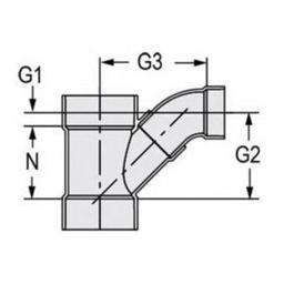 Combination Wye and 45 deg Elbow, 6 x 3 in, Hub, DWV, PVC - vjp1d73agelwp2njldrx_x500.jpg