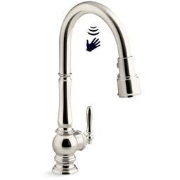 Artifacts Touchless 1.5 GPM Single Hole Pull Down Kitchen Faucet with Three-Function Spray Head - vmpkqjczvivadcbopg0x_x500.jpg