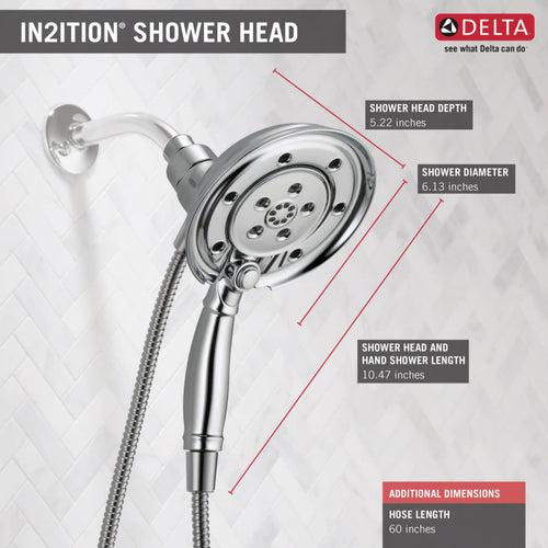 Universal Showering 2.5 GPM Multi Function 2-in1 In2ition Shower Head and Hand Shower with Magnetic Docking and H2Okinetic Technology - vnc19sypzqurtmacisac_x500.jpg