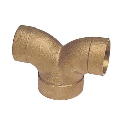 DWV Double 90 deg Elbow, 1-1/2 in, C, Copper - vnuuwodqx3lxyydwvyl0_x500.jpg