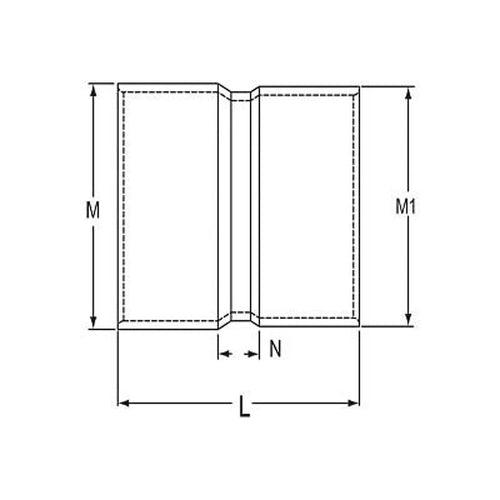 Sewer Adapter, 6 in, Hub x Sewer Hub, DWV, PVC - vnzlvzmijnpqpymeufmv_x500.jpg