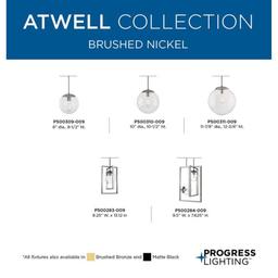 Atwell 1-Light Brushed Nickel Clear Glass Globe Modern Medium Pendant Hanging Light - vqh41omk0nubyhuygngf_x500.jpg