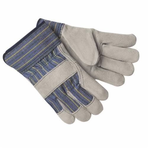 A-Grade Gloves, L, Leather Palm, Cotton Thread/Leather/Polyester, Gray, Fleece Lining - vrcvsdfor6nujwudv827_x500.jpg