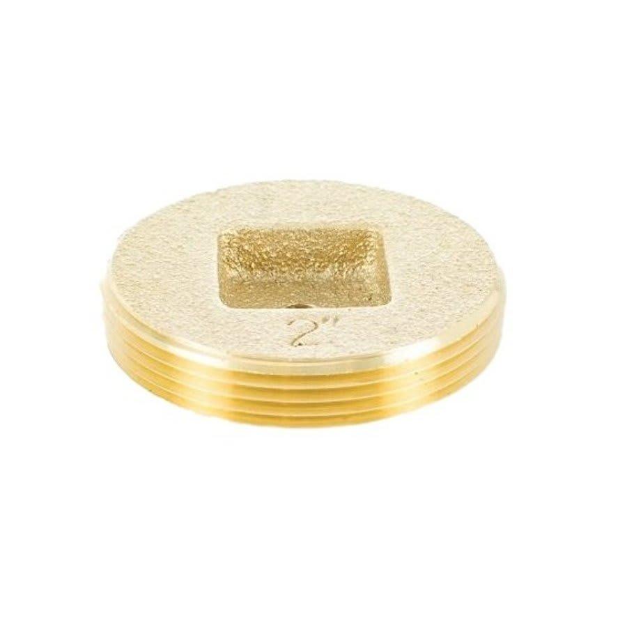 Countersunk Square Tapped Cleanout Plug, 2 in, 1/4-20, Brass - vrz4fb2qjkaiqx1scsm2_800x500@2x.jpg