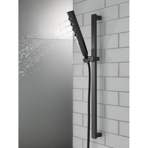 Universal Showering 1.75 GPM Multi Function Hand Shower Package with Touch-Clean and H2OkineticÂ® Technologies - Includes Slide Bar and Hose - vt8g8loybutxcatpqal9_x500.jpg