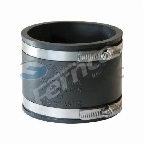 Transition Coupling, 5 in, Cast Iron/Plastic x Cast Iron/Plastic, Flexible PVC - vxg3savd0cuurlrs3rxj_x500.jpg