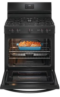 Frigidaire 30 in. 5.0 cu. ft. 5-Burner Gas Range with Manual Clean in Black - vzhoivncxrnvgg1mhzcl_x500.jpg