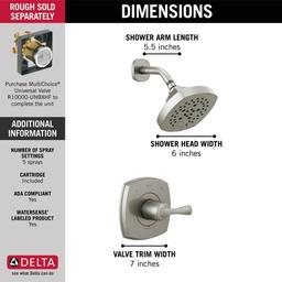 Stryke Monitor 14 Series Single Function Pressure Balanced Shower Only - Less Rough-In Valve - w1ihi23cjeerwuefkip8_x500.jpg