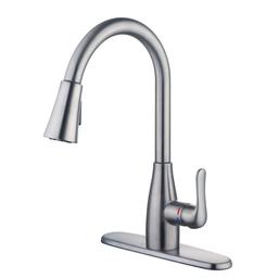 McKenna Single-Handle Pull Down Sprayer Kitchen Faucet in Stainless Steel with TurboSpray and FastMount - w3b5pfeec9xadbs1tyqw_800x500@2x.jpg