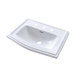 Clayton™ Top Mount Lavatory Sink, ADA, 25 x 18-1/4 x 7-1/8 in, Vitreous China, White - w40llvwy87bf7zlby5bl_800x500@2x.jpg