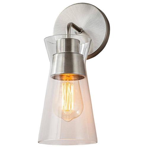 1-Light Brushed Nickel Wall Sconce with Clear Glass - w6jphlxgl4psomsh1fur_x500.jpg