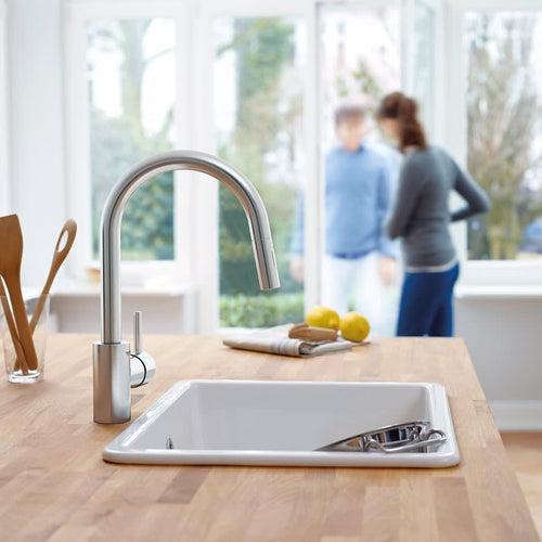 Concetto™ Kitchen Faucet, Deck Mount, ADA, 1 Lever Handle, 1-Hole, SuperSteel - waz28rk2fh5fmwshw8vg_x500.jpg