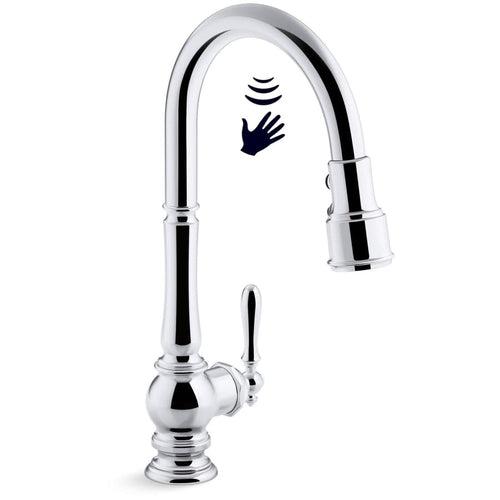 Artifacts Touchless 1.5 GPM Single Hole Pull Down Kitchen Faucet with Three-Function Spray Head - wcd7505qwa7w4jwcr5za_x500.jpg