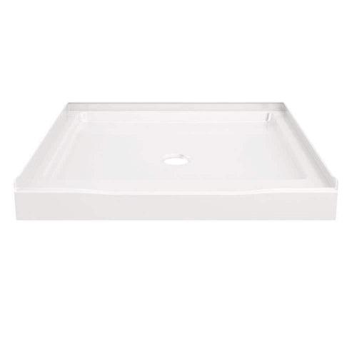 Classic 500 36 in. L x 36 in. W Alcove Shower Pan Base with Center Drain in High Gloss White - wco5uxurjqk8n4lri6f2_x500.jpg