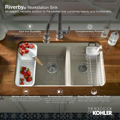 Riverby 25" Undermount Single Basin Enameled Cast Iron Kitchen Sink - wcvfncl03vbpdsx60kds_x500.jpg