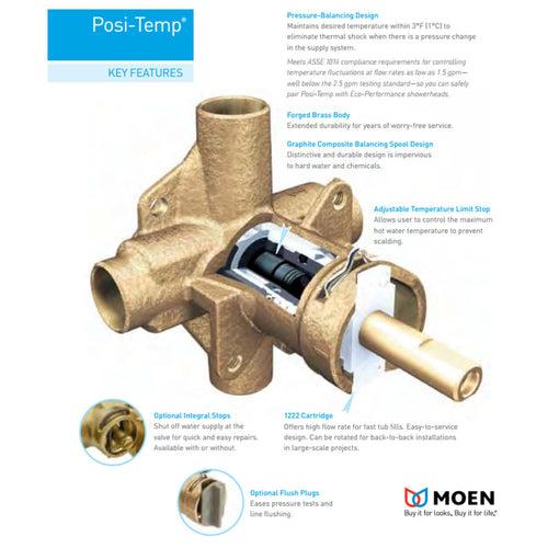 Single Handle Posi-Temp Pressure Balanced Shower Trim with Shower Head from the Eva Collection (Less Valve) - wcwzq5xfqmdkuws0gwas_x500.jpg