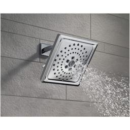 Universal Showering 7-5/8" Square 1.75 GPM Shower Head Full Spray Pattern with Touch Clean and H2Okinetic Technology - wdhspxelh0yysfjq8ez3_x500.jpg