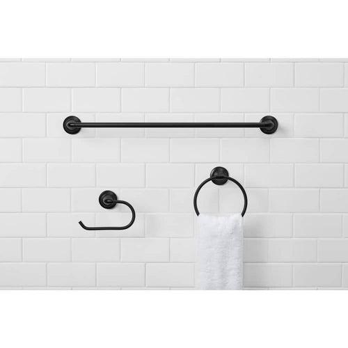 Constructor 3-Piece Bath Hardware Set with 24 in. Towel Bar, Towel Ring, and TP Holder in Matte Black - wdpapxrezvykrf7opiks_x500.jpg