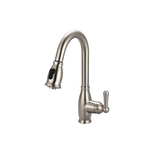 Accent Kitchen Faucet, Deck Mount, ADA, 1 Lever Handle, 1 or 3-Hole, PVD Brushed Nickel - wetu8cze9w4upvyxajc8_x500.jpg