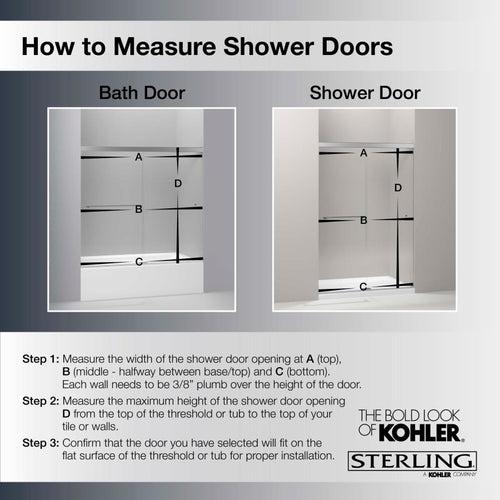 Revel 70" High x 43-1/8 - 48" Wide Pivot Frameless Shower Door with Thick Clear Glass - wlig8r1wvx3tl4kdgr3u_x500.jpg