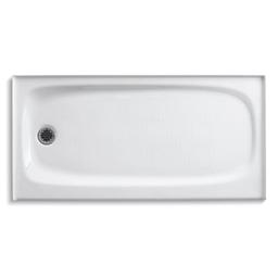 Salient 60" x 30" Single Threshold Enameled Cast Iron Shower Base with Left Drain - wnskg56awkqhh0g9w46u_x500.jpg