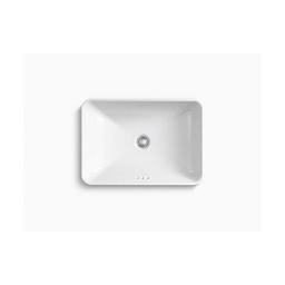 Vox® Vessel Mount Lavatory Sink, ADA, 22-5/8 x 16-1/8 x 6-7/8 in, Vitreous China, White - wolyvr6tkmcb1nws23bf_x500.jpg