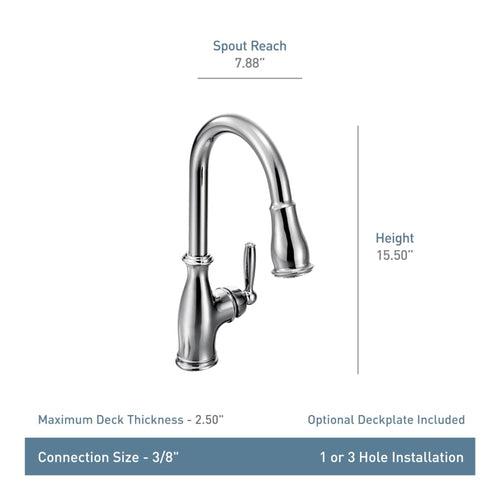 Brantford Single Handle Pulldown Spray Kitchen Faucet with Reflex Technology - wpfzcpkqhkw62ay2yrmj_x500.jpg