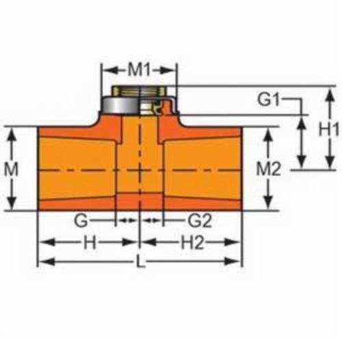 FlameGuard® TorqueSafe™ Head Tee, 1 x 3/4 in, Socket x Brass FNPT, CPVC - wpicbo0qivltdafir0me_x500.jpg