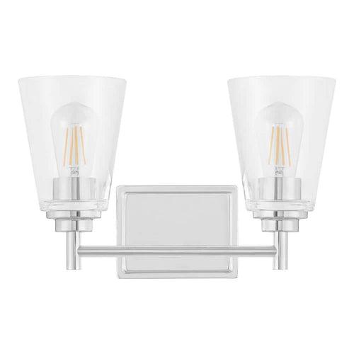 Wakefield 15 in. 2-Light Chrome Modern Vanity with Clear Glass Shades - wppj7mtgtxkaldhugums_x500.jpg