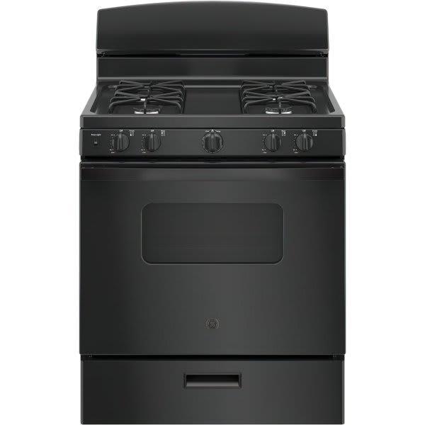 GE 30 in. 4.8 cu. ft. Freestanding Gas Range in Black (JGBS10DEMBB) - wuvoiardcfcakyzkrqhp_800x500@2x.jpg