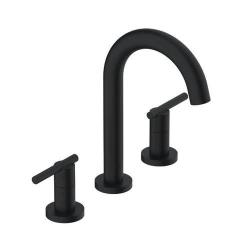 Parma® Widespread Lavatory Faucet, ADA, 2 Handle, 2-Hole, 1.2 gpm, Satin Black - wvufzuffzxfasy2abogd_x500.jpg