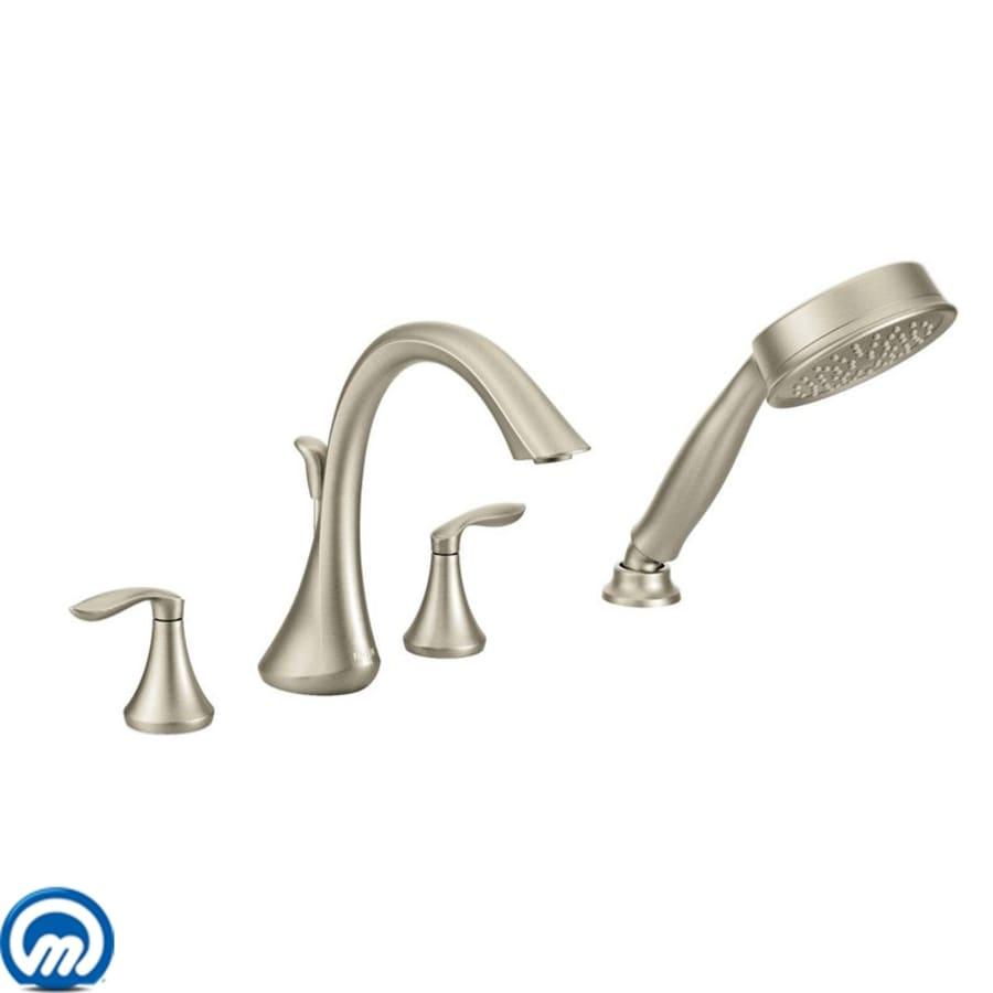 Deck Mounted Roman Tub Filler Trim with Personal Hand Shower and Built-In Diverter from the Eva Collection (Less Valve) - wwpwblespoxgzrzpmlxa_800x500@2x.jpg