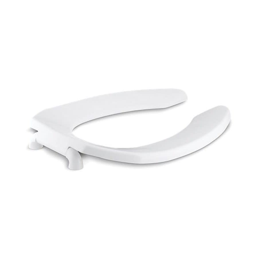 Lustra™ Toilet Seat, Elongated Bowl, Open Front, Less Cover, Plastic, White - wycpkc5bfpppxe04f1xz_800x500@2x.jpg