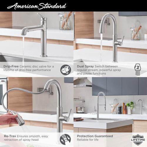 Studio S 1.8 GPM Single Hole Pull Down Kitchen Faucet with Re-Trax Technology - x2nq6t2ilehlyt8kfspj_x500.jpg