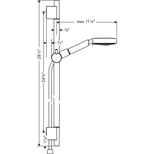 Raindance S 2.5 GPM Multi-Function Handshower Package with 63" Hose, Slide Bar, Air Power and Quick Clean Technologies - x59osqetcuvdzzcjbxm7_x500.jpg