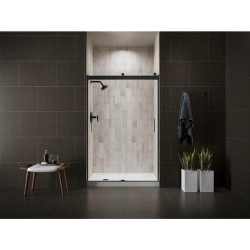 Levity 74" High x 47-5/8" Wide Bypass Semi Frameless Shower Door with Clear Glass - x9acjg57iotyjhu2mrth_x500.jpg