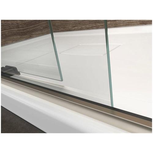 Levity 62" High x 59-5/8" Wide Bypass Frameless Tub Door with Clear Glass - xgrmrsc6xitgbjlwnz59_x500.jpg