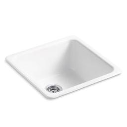 Iron/Tones® Single Bowl Kitchen Sink, Under Mount, 20-7/8 x 20-7/8 in, 9-1/2 in Bowl Depth, Cast Iron, White - xidvcuo86ggd1jtkofqk_800x500@2x.jpg