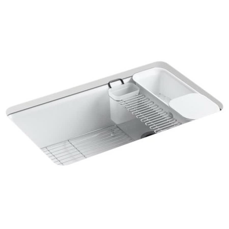 Riverby® Single Bowl Kitchen Sink, Under Mount, 33 x 22 in, 9-5/8 in Bowl Depth, 5-Hole, Cast Iron, White - xjex9zqmgpzyzvjp2xzc_800x500@2x.jpg