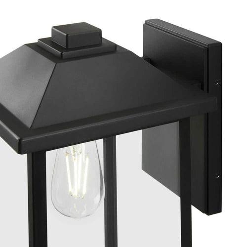 1-Light 18 in. Black Hardwired Classic Outdoor Wall Lantern Sconce Light with Clear Glass - xjljym90uqfv5cevfdbv_x500.jpg